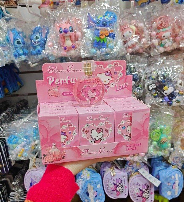 Producto - Perfume botella vidrio Kitty x12