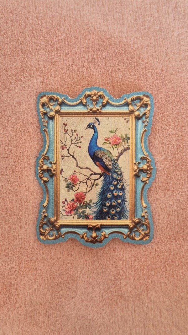 Producto - Sticker Pavo Real Azúl