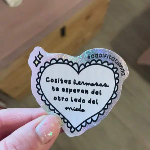 Producto - Sticker Cositas hermosas - By Adolfita