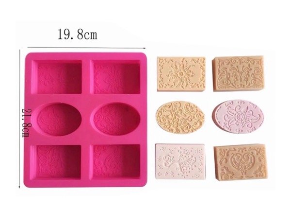 Producto - MOLDE SILICONA x6 IDEAL JABON - 1