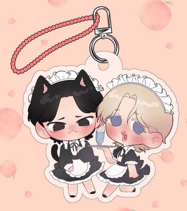 Producto - Llavero Yoonmin "Maid Cafe" - 0