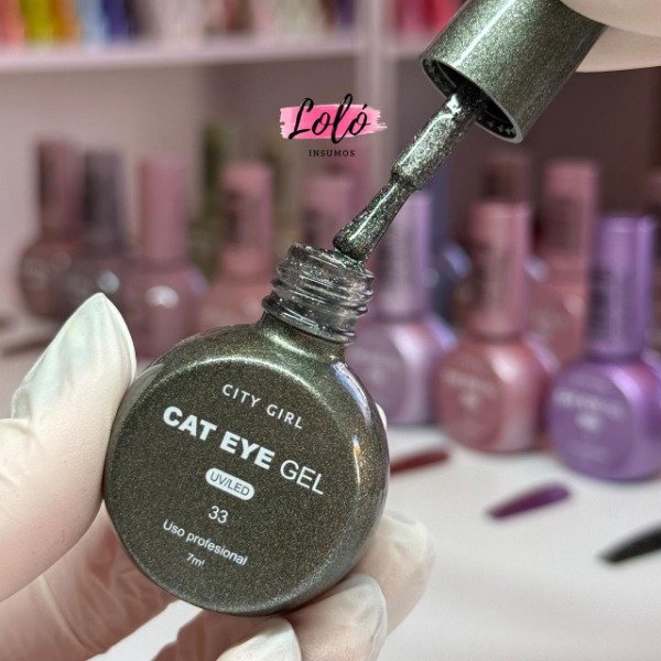 Producto - Esmalte semi 7ml City Girl Cat Eye - 33