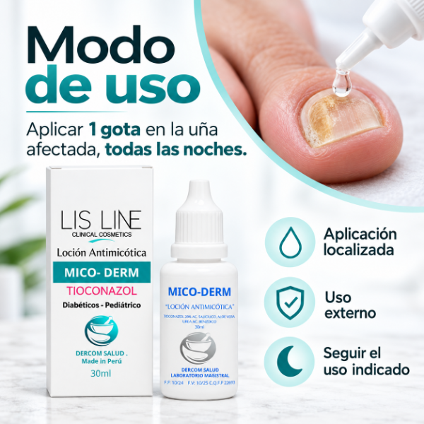 Producto - Mico- Derm Loción Antifúngica Lis Line - 3