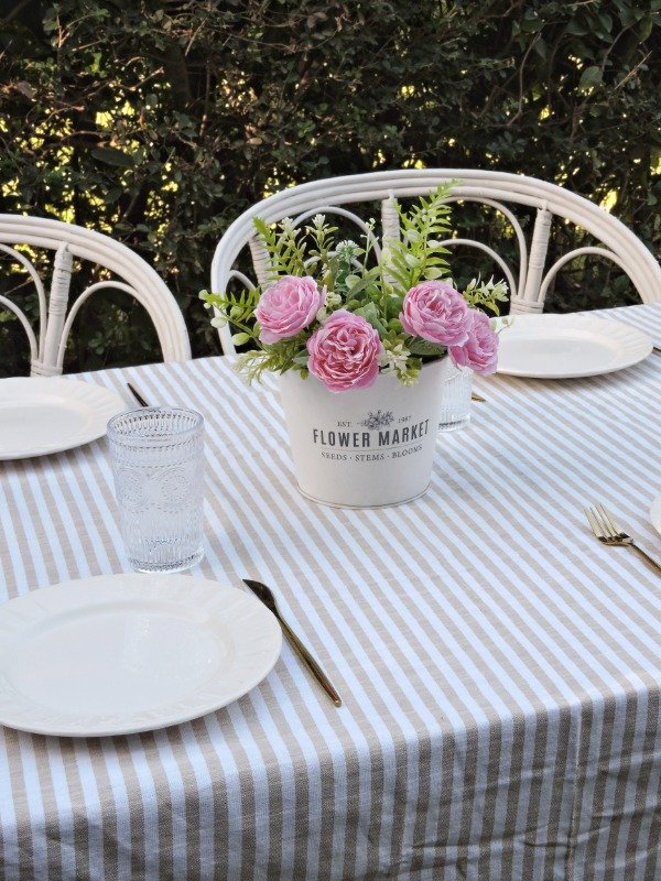 Producto - Mantel ROMA rayas beige