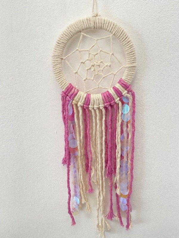 Producto - Mini atrapasueños rosa