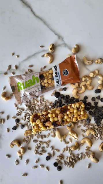 Producto - Barras de Cereal Naturales Ruah FULL ENERGÍA - con Maní y chocolate x 12 u.