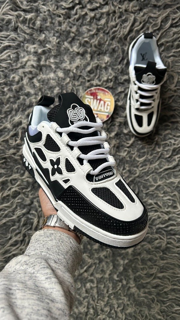 Producto - LV SKATE WHITE BLACK - 1