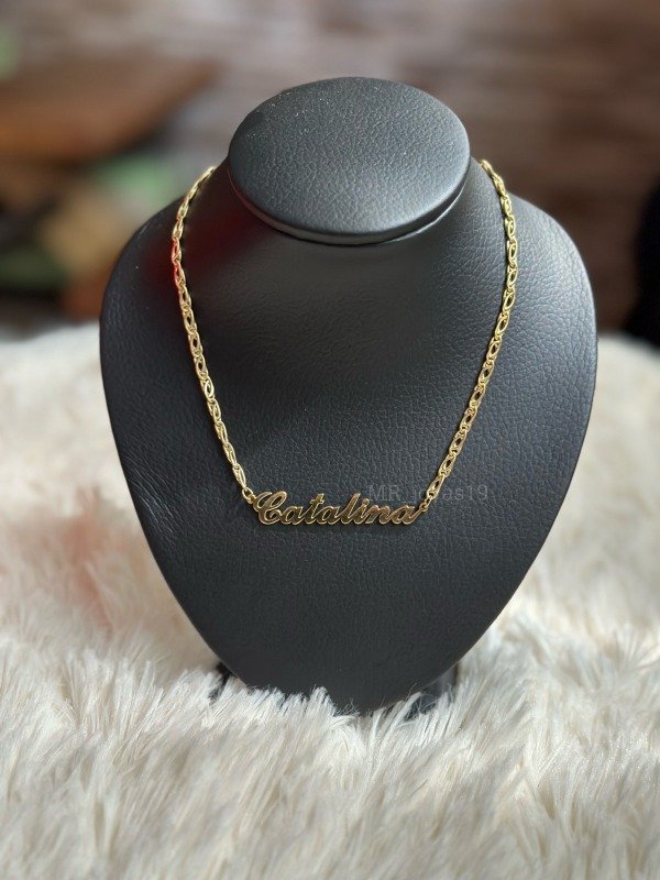 Producto - Cadena identidad grande plata bañada