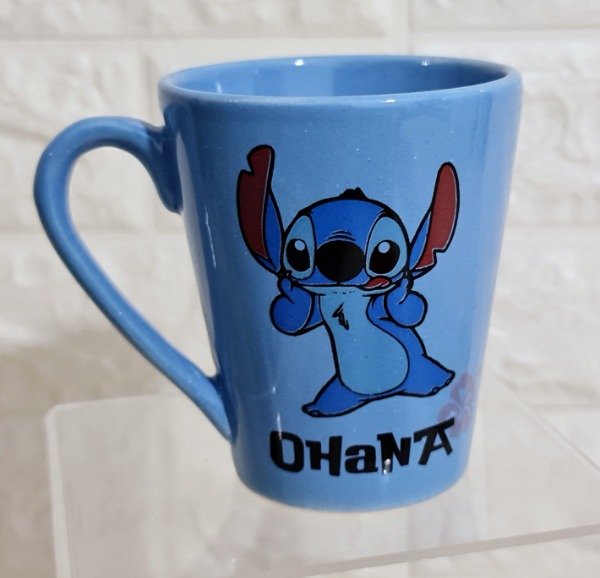 Producto - Taza cónica Stitch parado celeste 250 cc