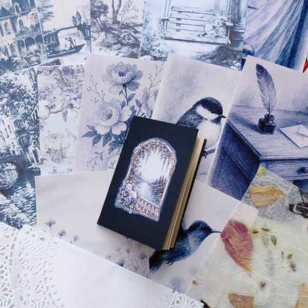 Producto - Set de Journaling creativo + Diario Nostalgia Azul - 4