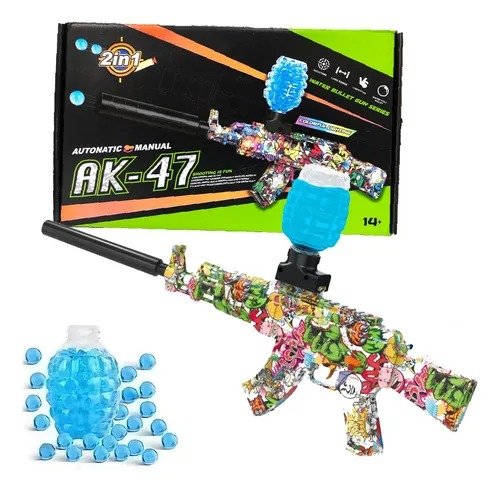 Producto - Ametralladora Hidrogel con Silenciador AK47