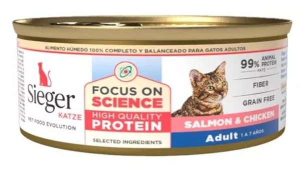 Producto - KATZE ADULT WET SALMON Y POLLO X 90 GR