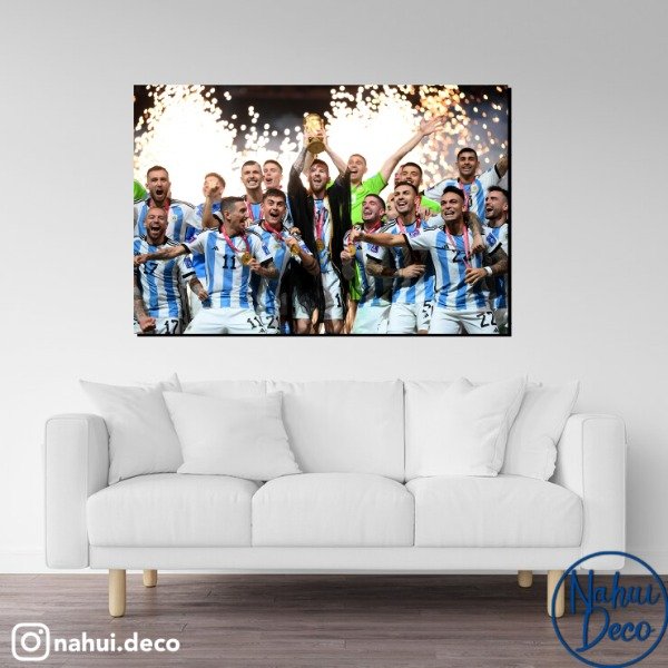 Producto - Cuadro Seleccion Argentina Qatar 22 MOD 6