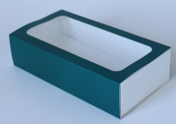 Producto - Macaron grande PETROLEO 12 unidades - 21x10,5x5 cm