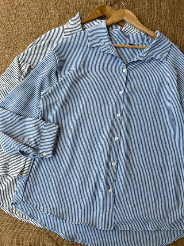 Producto - Camisa rayas - talles grandes