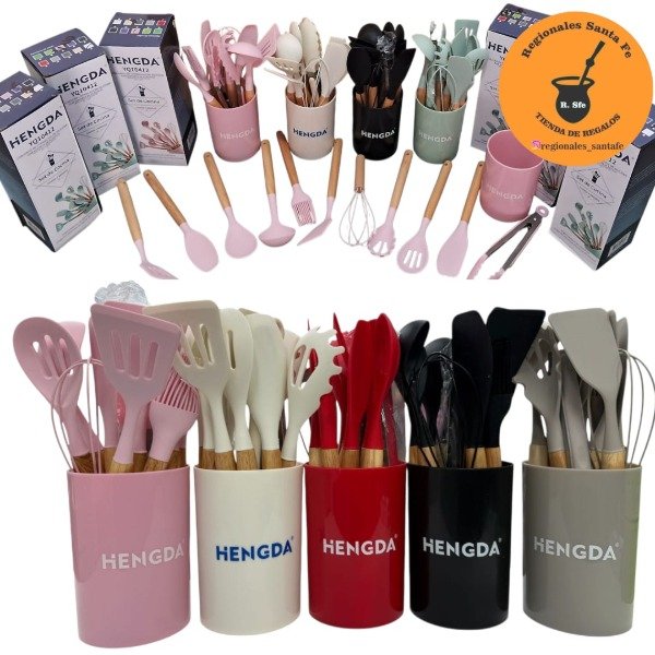 Producto - Set de utensilios de cocina con vaso