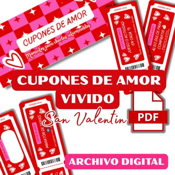 Producto - Caja con cupones de AMOR VIVIDO