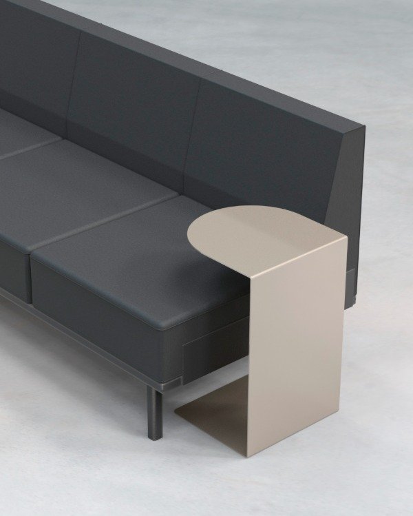 Producto - Mesa C - mesa de arrime metálica de apoyo - 6