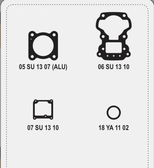 Producto - JUNTAS COMPLETA  SUZUKI AX 100 / 115  - ALFA