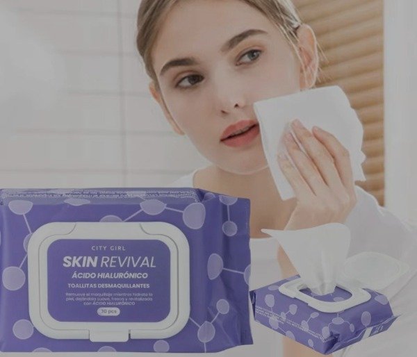Producto - Toallitas desmaquillaste ácido hialur