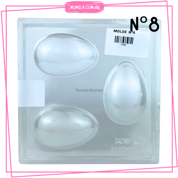 Producto - Molde Placa Huevo Pascua 8cm - Molde N8