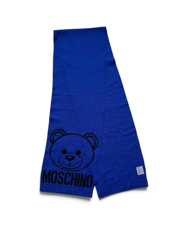 Producto - Moschino Toy Bear Knitted Wool Blend Scarf - 0