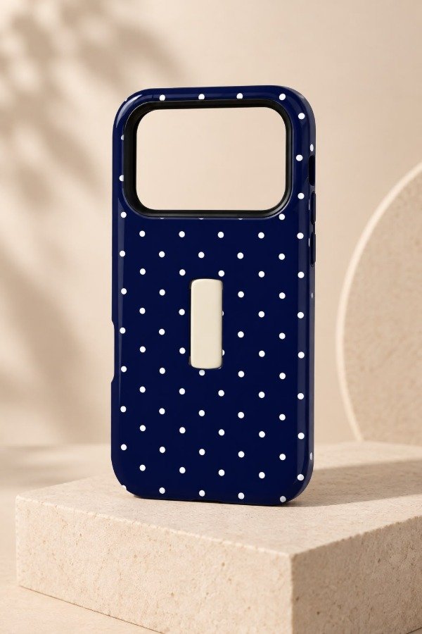 Producto - Case giippa lunares con anillito - 1