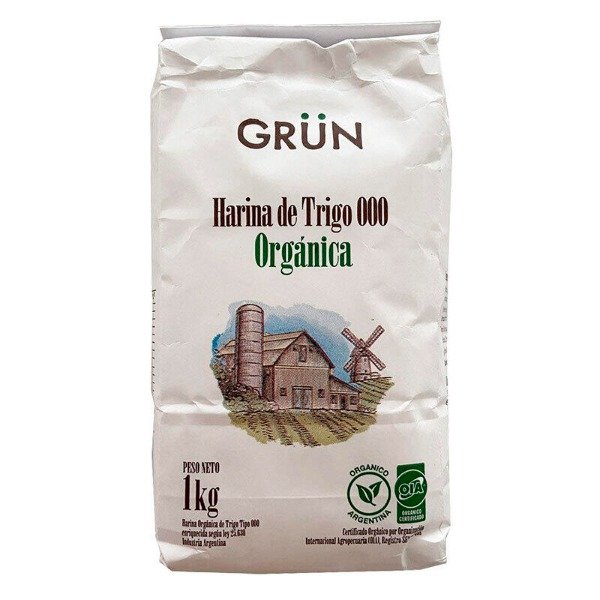 Producto - Harina de Trigo 000 Organica x 1kg - Grun