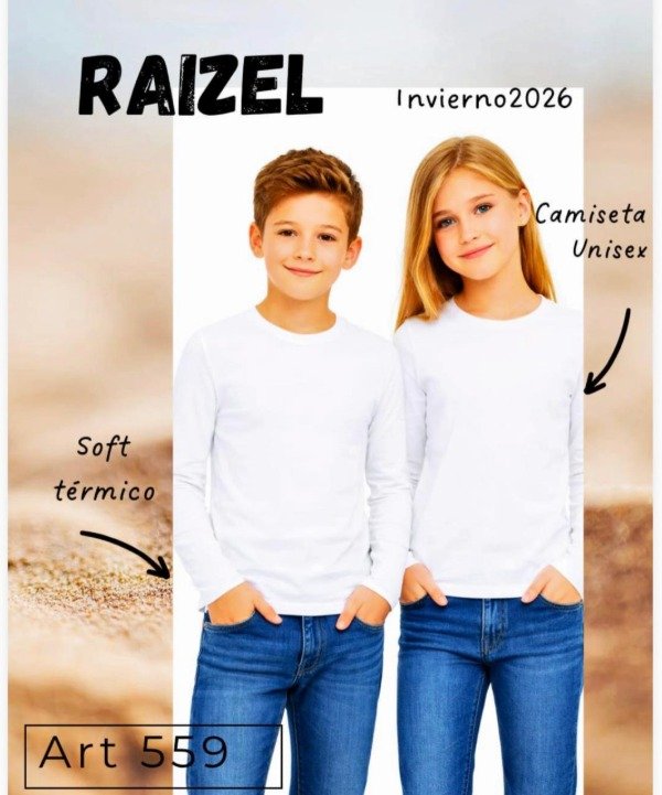 Producto - CAMISETA TERMICA DE NIÑOS - RAIZEL 559