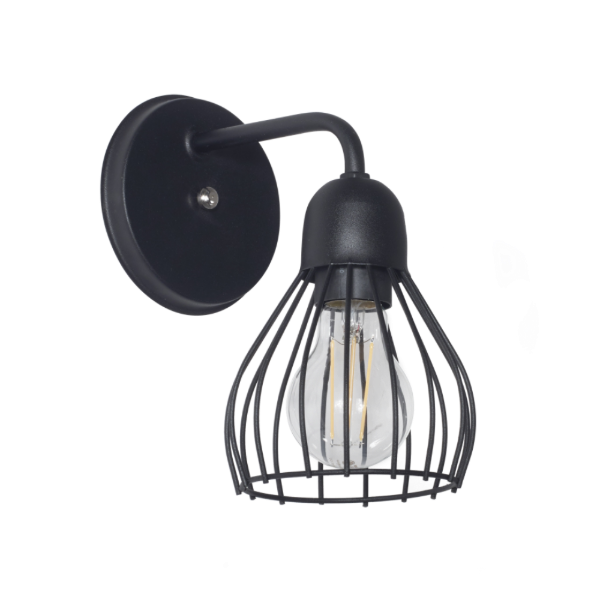 Producto - APLIQUE "PORTO" JAULA NEGRO - FERROLUX