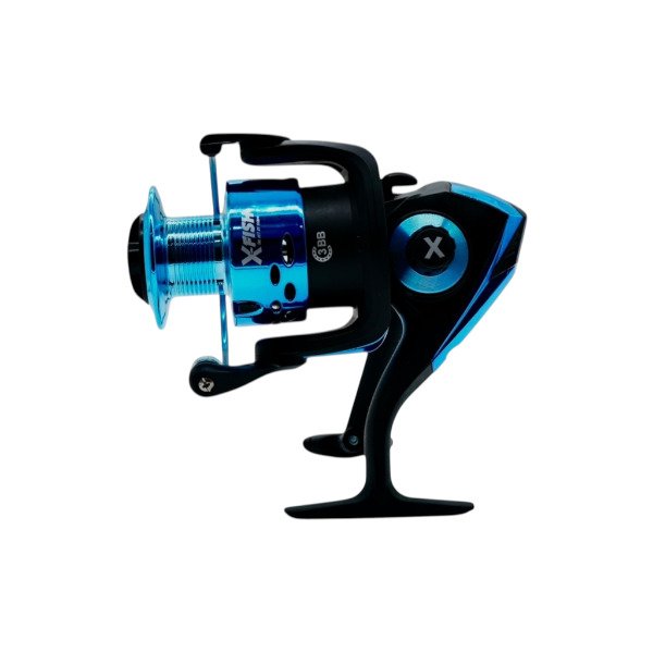 Producto - Reel de Pesca Frontal Xfish Osaka 5000 3 Rulemanes Freno 6kg Carrete Grafito - 1