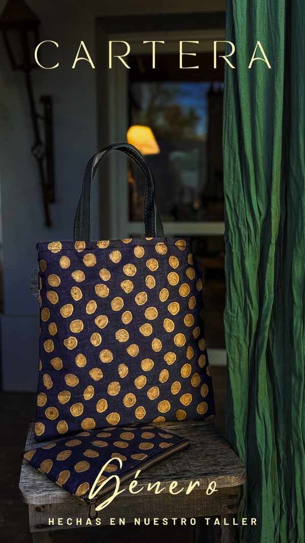 Producto - Cartera Pintas Dorados - 0