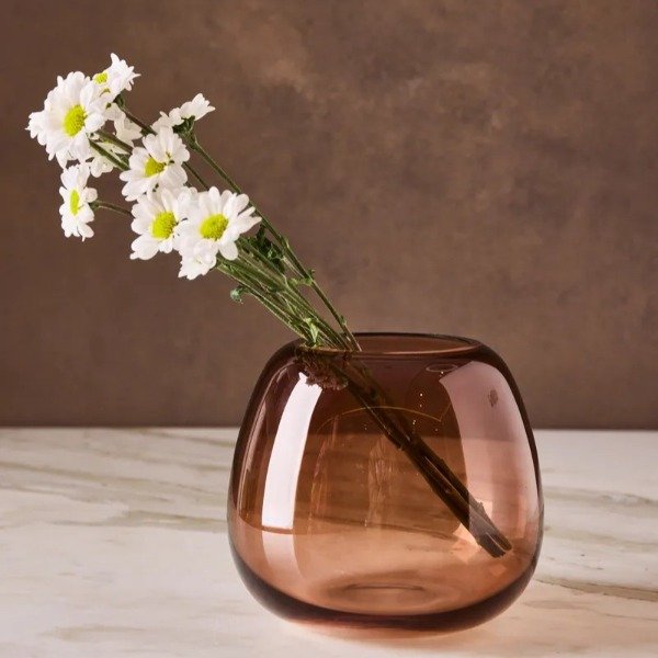 Producto - FLORERO GLOBE BROWN 13CM