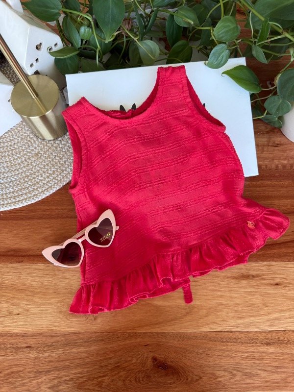 Producto - Camisola Nena Tramada Roja