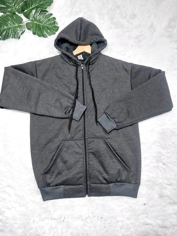 Producto - CAMPERA LISA CON PIEL
