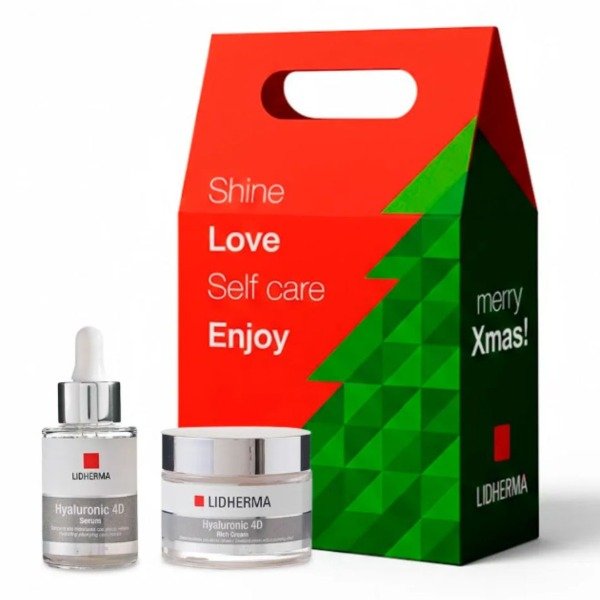 Producto - Kit Hyaluronic 4d Rich Cream + Hyaluronic 4d Serum Lidherma