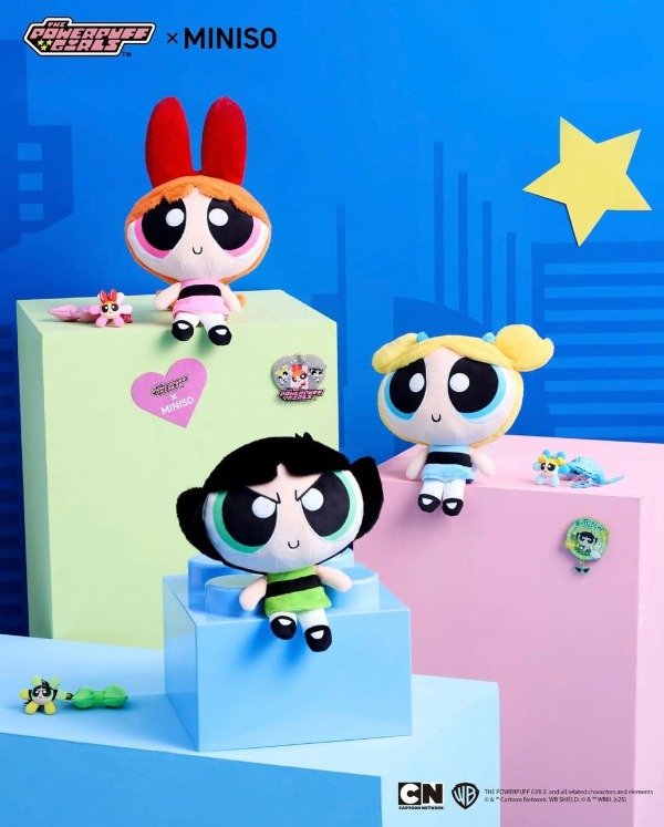 Producto - The Powerpuff Girls Collection Miniso - Plush Pendant