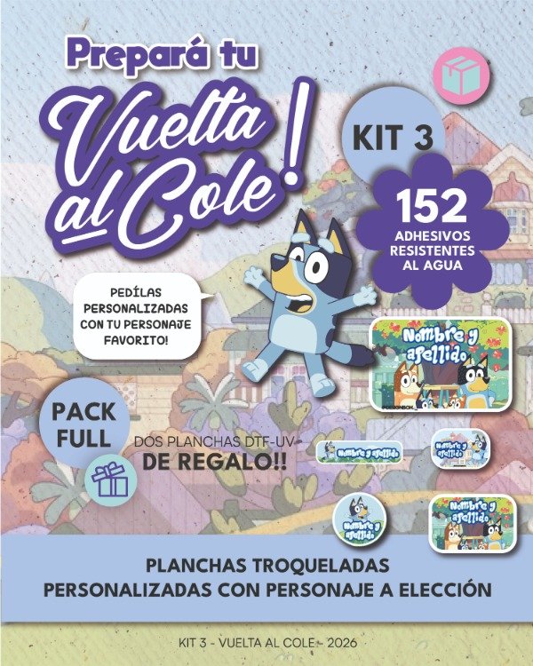 Producto - Kit 3 Vuelta al cole