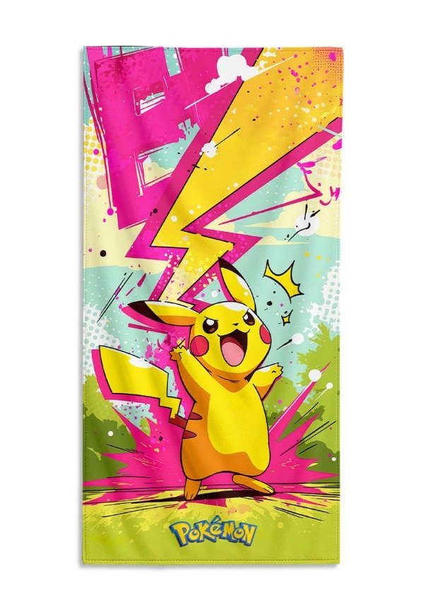 Producto - Toallon de Pokemon Pikachu