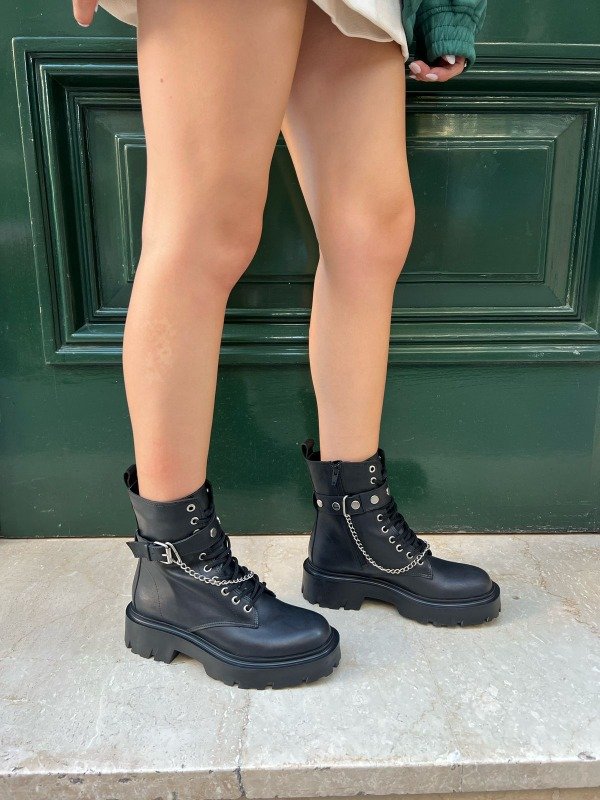Producto - Borcegos Roxy Cuero Vacuno