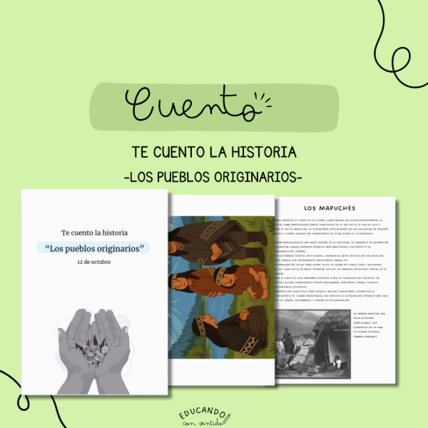 Producto - Cuento - Te cuento la historia "Los pueblos originarios"
