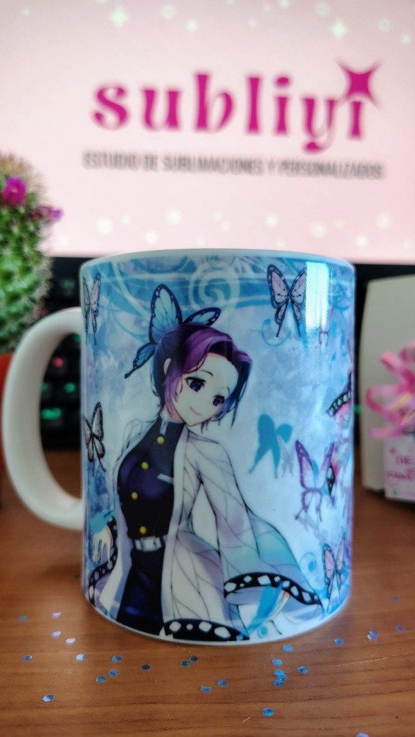 Producto - Taza Cerámica Shinobu celeste