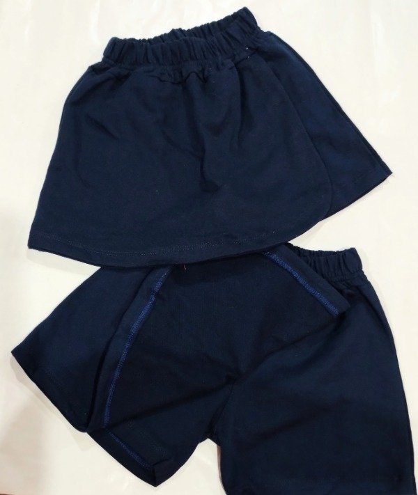 Producto - Short Pollera de Algodón Azu