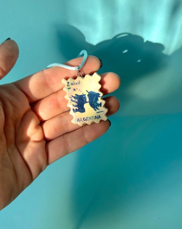 Producto - Estampilla BIFAS Tornasol Malvinas Y Bandera