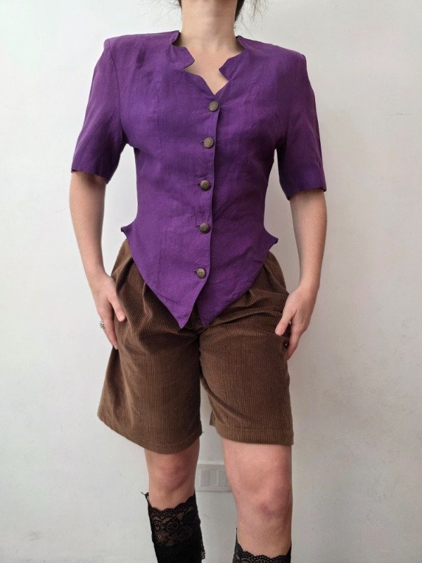 Saco violeta silueta — imagen 8