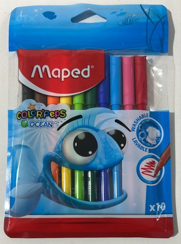Producto - BLISTER DE MARCADORES MAPED COLOR PEPS OCEAN x10u.