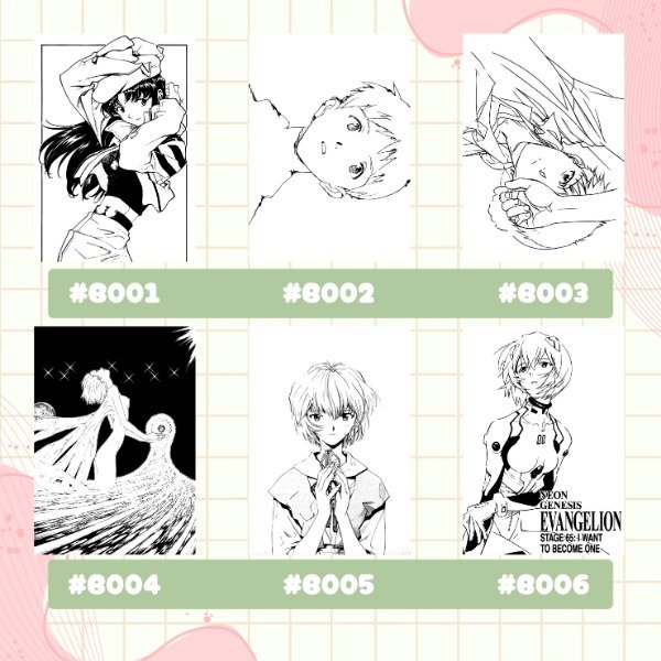 Producto - Evangelion // Postales foil - 2