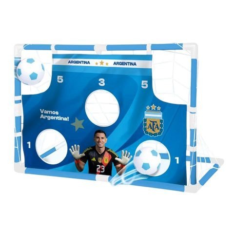 Producto - SET JUEGO DE FUTBOL PUNTERIA C/PELOTA AFA 116X76X48CM