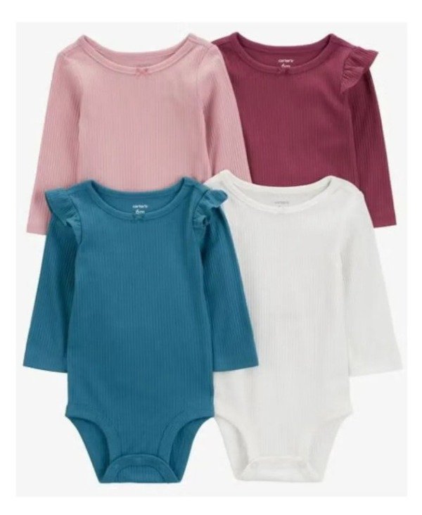 Producto - Carter's. Pack de bodies lisos morley