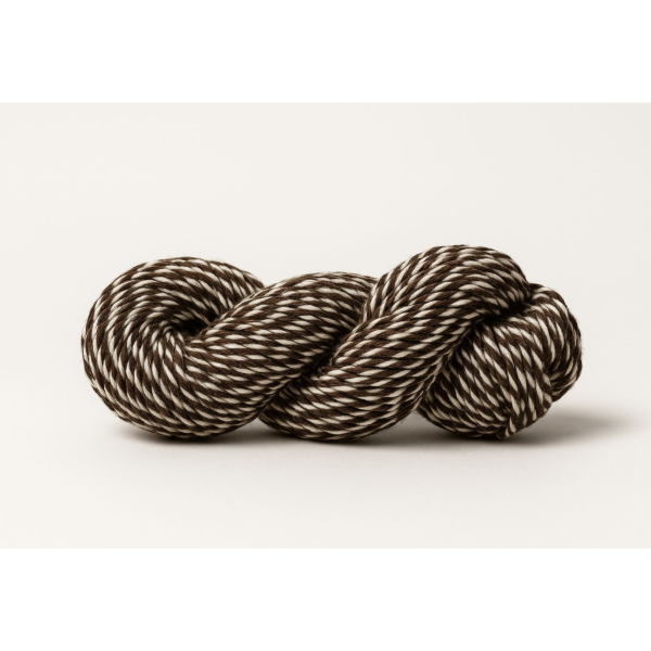 Producto - PURA LANA DE OVEJA 2/2 - CRUDO Y CHOCOLATE